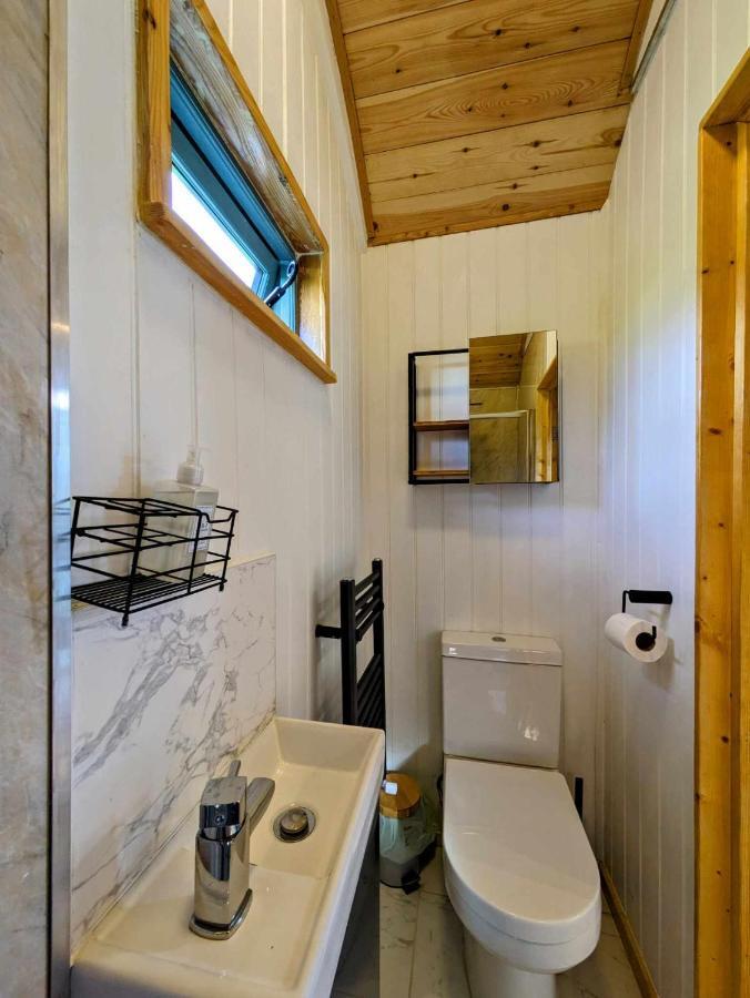 Romantic Nature Retreat, Luxury Glamping & Stargazing Views - Dragonfly Shepherd Hut Yarpole Exterior foto